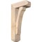 Ekena Millwork Legacy Craftsman Smooth Bracket w/ Offset Brace, Douglas Fir, 5 1/2"W x 14"D x 26"H BKT0604X14X26LEC04SDF - alternate 1